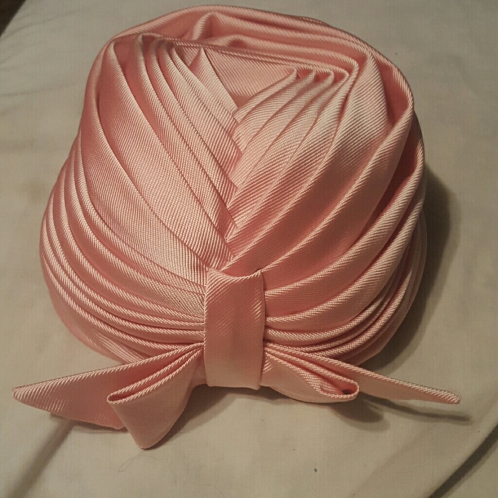 Pink vintage 50s hat by emme boutique u.k